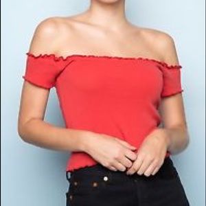 Raw lettuce hem brandy t shirt